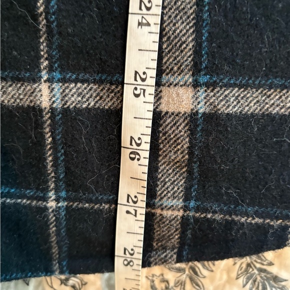 Black Plaid Men's Shirt with Red Accents - Picture 9 of 10